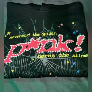 Spider Worldwide X Young Thug Sp5der Pink Hoodie Size- Small